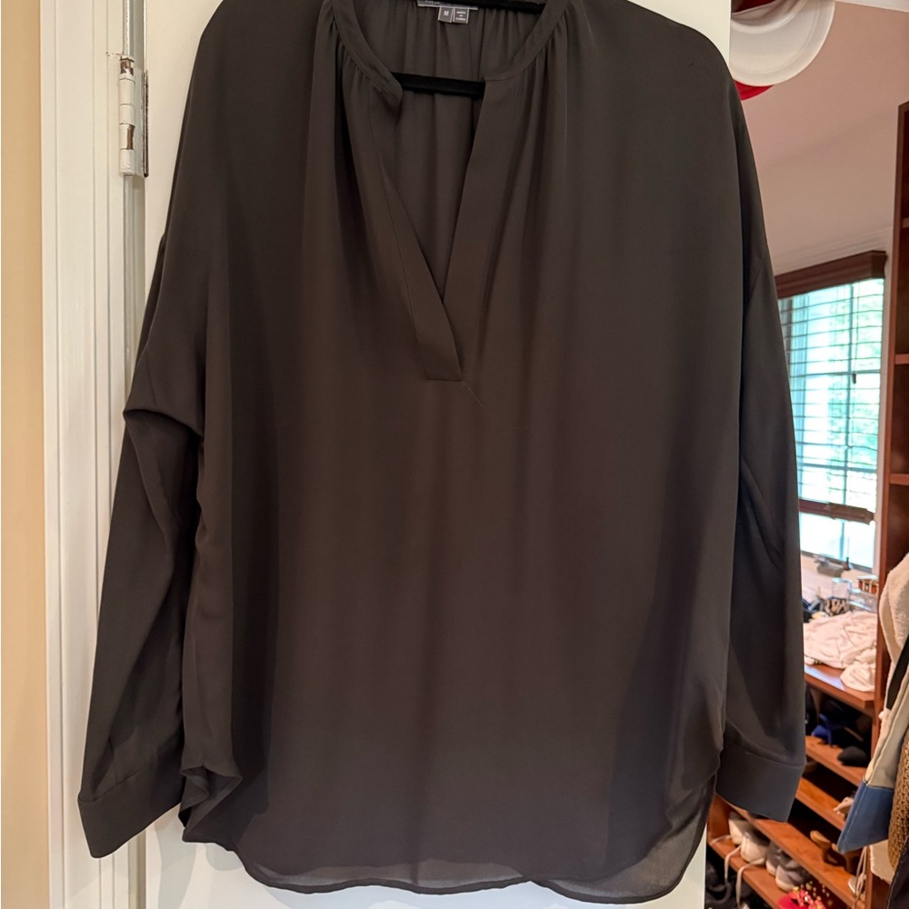 Vince Dark Gray Women's Blouse